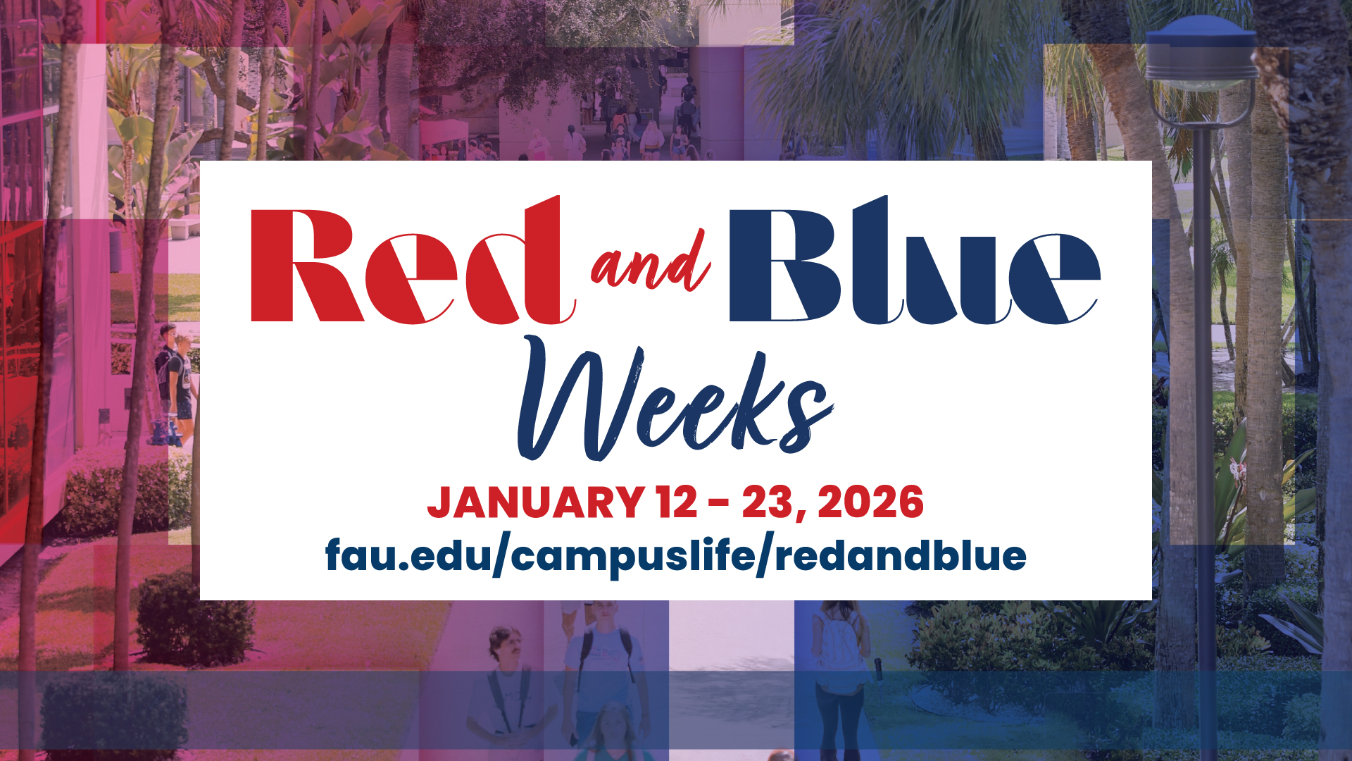 Red and Blue Weeks at Florida Atlantic