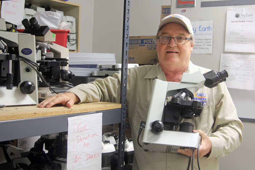 Over 100 Microscopes Donated to Broward County Parks and Recreation by Department of Biological Sciences