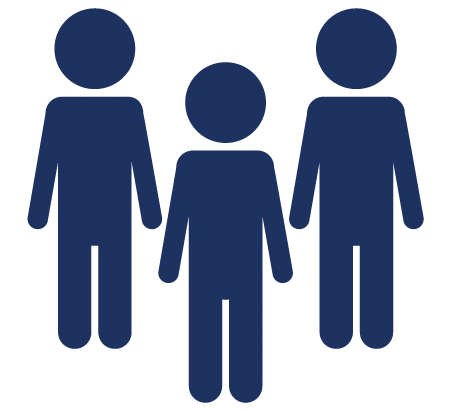 Jobs Impacted 15,465 - icon with three people