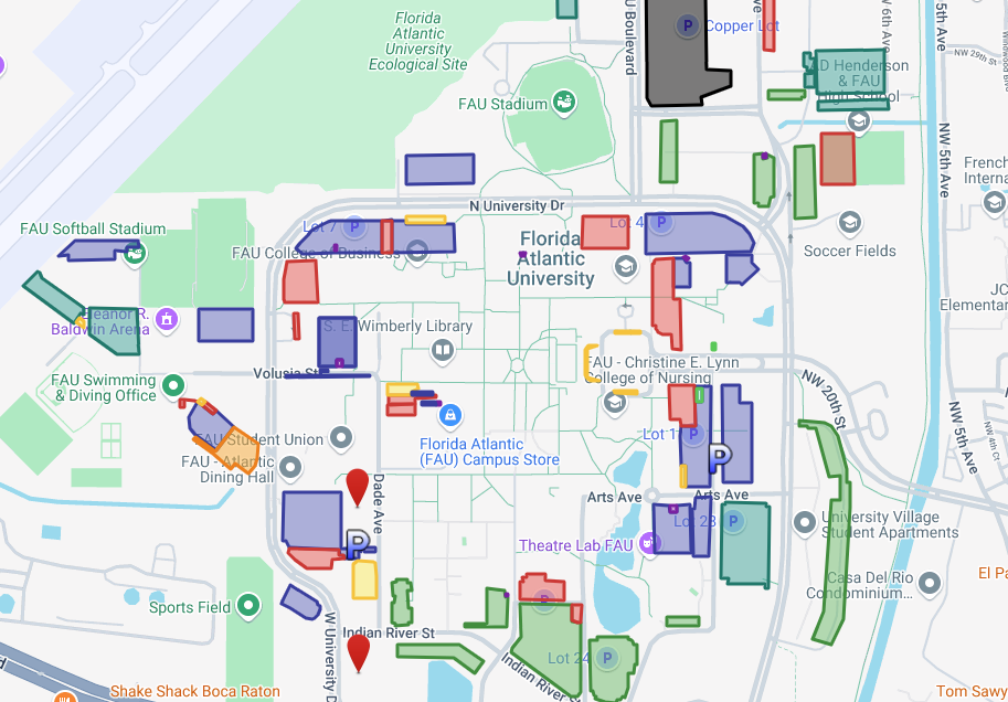 Google Parking Map